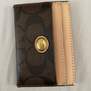 Coach ID Holder Brown